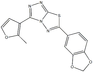 1,3 benzodioxol furyl triazolo thiadiazole 892688 09